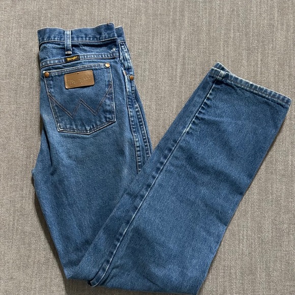 Wrangler Other - Wrangler 936PWD Cowboy Cut Slim Fit Jeans Mens 31x36 Denim High Rise Straight